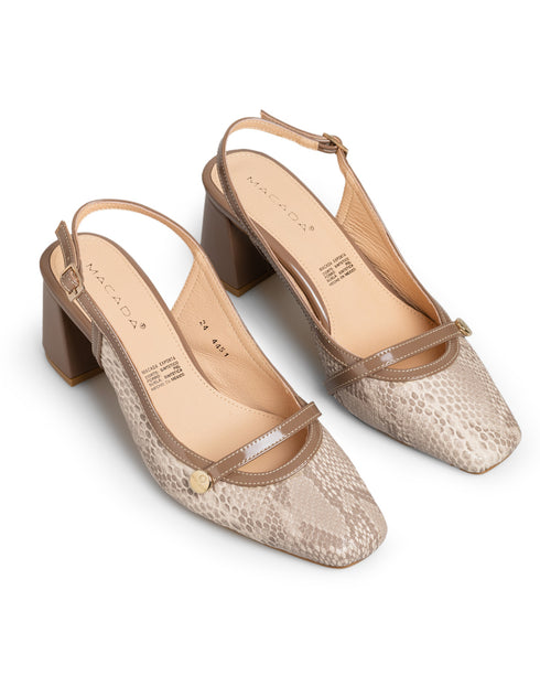 Zapatilla Víbora Slingback 4451